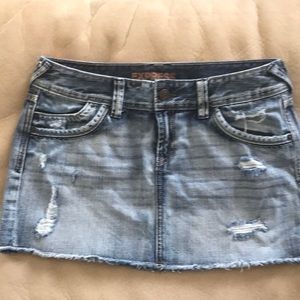 Express blue jean Mimi skirt